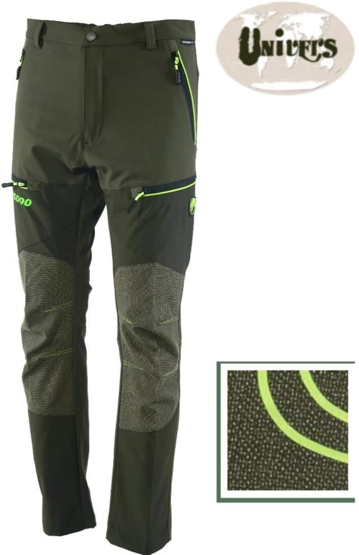 Univers Pantaloni da Caccia e per Lavoro Tecnici in Softshell elesticizzati  Impermeabili Antipioggia con Stemma Verde Alta visibilita Uomo  Abbigliamento berjaya.edu.my