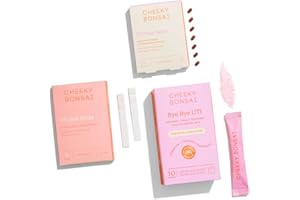 Cheeky Bonsai, UTI Care Kit Bundle - Complete UTI Care Kit Contains: Cheeky Bonsai Bye Bye UTI Drink Mix, Cheeky Bonsai UTI Test Strips, and Cheeky Bonsai UTI Pain Relief