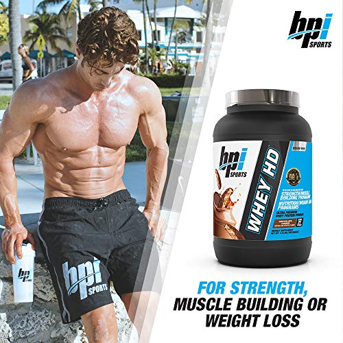 BPI Sports Whey HD Ultra Premium Protein Powder, Chocolate Cookie, 1.8 Pound - Thumbnail 5
