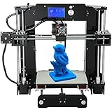 Anet A6 High Precision Big Size Desktop 3D Printer Kits Reprap Prusa i3 DIY Self Assembly LCD Screen with 16GB SD Card Printing Size 220220250mm Support ABS/PLA/HIP/PP/Wood Filament