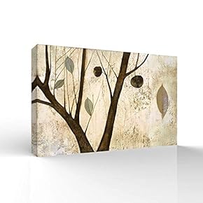 Canvas Wall Art for Living Room,Bedroom Home Artwork Paintings Abstract Forest Ready to Hang - 12x18 inches