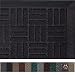 Gorilla Grip Original Durable Rubber Door Mat, 35 x 23, Heavy Duty Doormat for Indoor Outdoor, Waterproof, Easy Clean, Low-Profile Rug Mats for Entry, Patio, High Traffic Areas, Black Maze