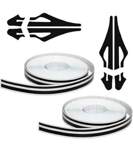 GLOSS BLACK 1/8 3mm Roll PIN STRIPE Car Striping Line TAPE Decal Vinyl Sticker - Foto 13