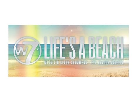 W7 W7 Life 's A Beach Metallic 12 Eye Farbe Palette 9,6 g