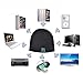 Music Beanie Wireless Hat Cap with Built-in Stereo Speakers and Microphone for Winter Sports and Outdoor Sports & Unique (Black)