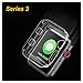 Apple Watch 3 Screen Protector Case Leeanyoung Ultra-Thin Soft TPU Case 0.3MM High Transparency Full Cover for New Apple Watch Series 3 (2107) 42mm