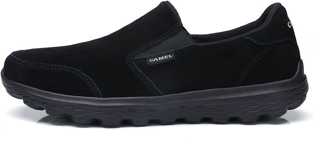Amazon Camel Crown 夏のメンズシューズ体操シューズメンズスエードローファーカジュアルメンズブラック グレーサイズ40 45 Camel Crown スニーカー