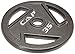 CAP Barbell Olympic Grip Weight Plate, Single, Black, 25 Pound