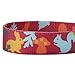 Blueberry Pet Thanksgiving Fall Fun Enchanting Squirrel Designer Adjustable Dog Collar with Maple, Medium, Neck 14.5