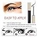 Magnetic Eyeliner and Magnetic Eyelashes, Waterproof Magnetic Liquid Eyeliner, Light weight & Easy to Wear, Best 3D Reusable Eyelashes with Tweezers