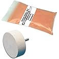 Cerium Oxide Glass Polishing Kit, Glass and Windshield Scratch Removal Kit, 8 Oz of Gordon Glass Cerium Oxide Polishing Powder, 3 inch Felt Polishing Buffing Wheel