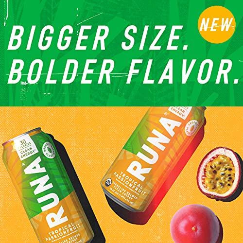 Organic Clean Energy Drink by RUNA BOLD Tropical Passionfruit