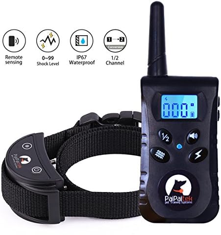 Fiddy Dog Shock Collar, Anti-barking Dog Training Collar with 550 Yard Remote- for Small Medium Large Dogs,Rechargeable and Waterproof,Beep/Vibration/Shock 3 Modes