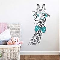 qzheng Cartoon Animal Giraffe Wall Stickers Children