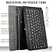 IVSO Keyboard Case for iPad 10.2 2019,iPad 7th Generation Keyboard Case with Pencil Holder,Case with Magnetically Detachable Keyboard Wireless Front Prop Stand Cover for iPad 10.2 inch Tablet(Black)