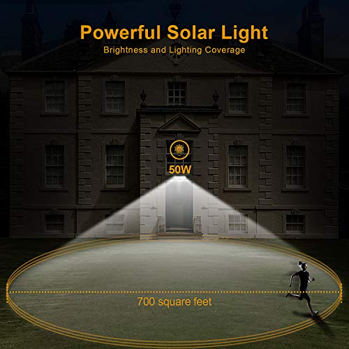 Ellecutteyi Solar Lights Outdoor Solar Security Lights 104 LED 3 Modes Motion Sensor Lights with Lights Reflector Wireless Waterproof Outdoor Solar Wall Lights Wide Angle Solar Powered Lights 2 Pack
