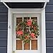 The Wreath Depot Genesee Silk Spring Door Wreath 24 Inch, Handcrafted Full Spring Wreath Designed in USA, Measures True to Size, White Storage Gift Box Included