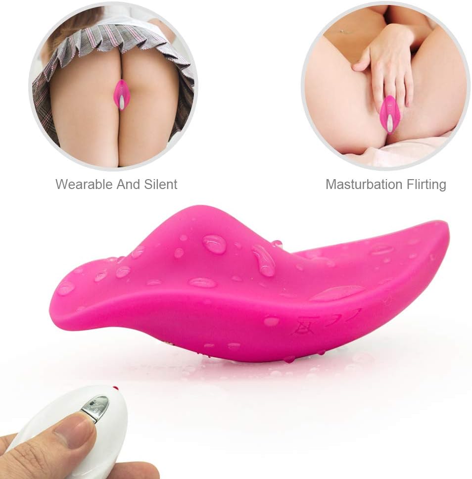 Wireless Remote Silicone Famale Panty Powerful Funny Toy - Muti-Speed Quiet Rechargeable Waterproof Portable Wearable Vibe Plug