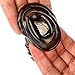 Funty Crystal Elastic Sleeve Reusable Condom Cover Enlarger Extender Toys Waterproof for Men Women and couples(Black)