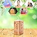 Essential Oil Diffuser Aromatherapy Diffuser Wood Grain Cool Mist Humidifier for Office Home Study Yoga Spa Travel, Auto Shut-Off and 7 Color Night Lights, 200 Milliliter Bamboo Diffuser
