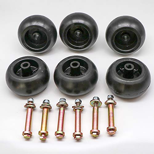 2-Pack Anti-Scalp Deck Wheel Kit – Fits Exmark Mowers (Models 103-3168, 103-4051)