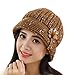 Tuscom Fashion Women Lady Winter Warm Crochet Knitted Hat (Coffee)
