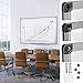 Office Marshal Professional Magnetic Dry Erase Board | White Board | Test Score: Excellent (A/1.3) - 24 x 18\