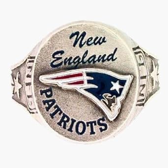 Amazon Com New England Patriots Fine Pewter Logo Ring By Siskiyou Size 14 Sports Fan Rings Clothing