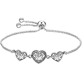 LeCalla 925 Sterling Silver Bracelets for Women | Italian Handmade Adjustable Bolo Link Chain Bracelets | Women's Sliding Bolo Bracelets