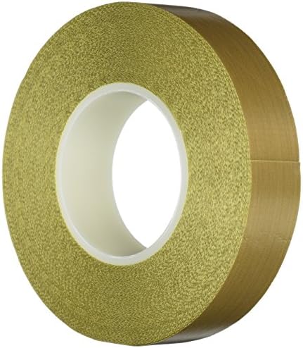 Teflon 21-3S Teflon Coated Tape, Silicone Adhesive, 1.375" x 36 Yards