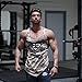 Men's Fitness Gym Tanks Top Bodybuilding Workout Sleeveless Shirts Singlet Large Camo Yellow