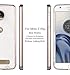Moto Z Play Case, Moto Z Play Droid Case, Style4U Scratch Resistant Shock Absorbent Ultra Slim Crystal Clear PC Back TPU Bumper Case for Motorola Moto Z Play with 1 Ring Holder Kickstand (Rose Gold)
