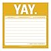 Knock Knock Sticky Note Pad, Yay (12475)