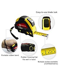 Cinta Métrica Retráctil con resistente y besita de fácil lectura 25 ft Acero Cinta métrica para el marcado ingeniero