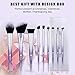 DUcare Makeup Brush Set 9Pcs Ombré Color Professional EyeShadow Foundation Powder Blending Brushes