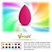 VMAGIC 5Pcs Mini Precision Makeup Sponge Beauty Foundation Sponge Blender for Flawless, Blend Foundation and Highlighter (Color in Random)
