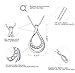 Sterling Silver Necklace Infinity Love Mobius Strip Pendant for Women - Ideal for Mom, ARTDOU Fashion Jewelry