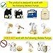 Maymom Brand 19 mm 2xOne-Piece Small Breastshield w/Valve and Membrane Compatible with Medela Breast Pumps; Extra Small Shield Non-Detachable Clear