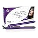 Kor Professional Velvet Soft Touch Series 1.25'' Ceramic Ionic 450F Flat Iron / Violet / Hair Straightner
