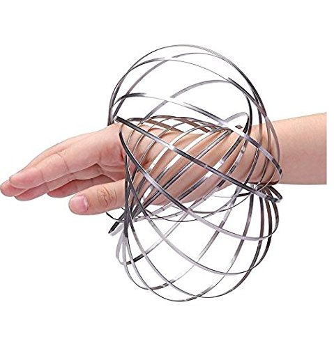 Flow Rings Kinetic Interactive Spring Toy 3D Sculpture Rings