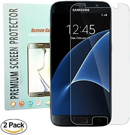 Galaxy S7 Tempered Glass [New] 0.1mm Ultra Clear Thin HD Screen Protector [2-Pack],Antsplustech Screen Protector for Samsung Galaxy S7 [Scratch Proof] [Anti-Fingerprint] [Anti-Fingerprint]