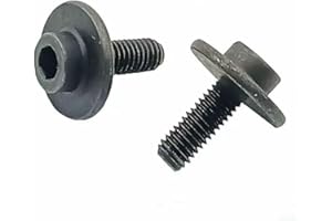 Miter Saw Blade Bolt 266733-9 Left Hand Thread Flange Head Clamping Screw Replacement Part Compatible with DLS714Z LS0714 LS0