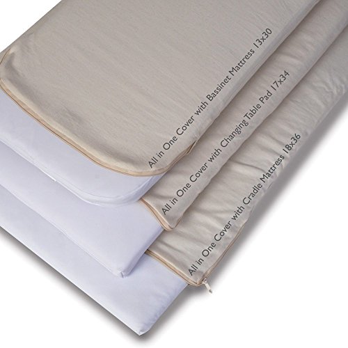 Moonlight Slumber Natural Cotton Cradle Mattress with Organic Coverlet (Certified Refurbished)