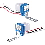 2 Pack - AC 220V 10A Automatic Auto On Off