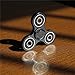 Yomaxer Fidget Spinner,EDC Spinner Toy,Tri-Spinner Fidget Toy Nylon PA Material Hybrid Si3N4 Ceramic Bearing (Black)