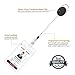 Badge Holder, MBigtree Vertical Heavy Duty Id Badge Holder Bus Card Holder with Retractable Carabiner Reel Clip for Office Company Employee School Student Bus Pass Id Card Clear