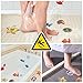 Non-Slip Bathtub Stickers Marine Creatures Stickers Cute Bathtub Dress up Baby Shower Fun Stickers Suitable for Room Desktop Wash Basin Bathroom Glass Door Dress up 10 pcs