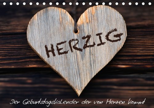 Herzig / Geburtstagskalender (Tischkalender immerwährend DIN A5 quer) Herzig / Geburtstagskalender (Tischkalender immerwährend DIN A5 quer)