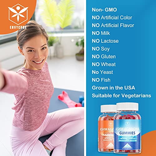 2 Pack Ashwagandha Gummies 2000mg,Organic Ashwa Root Extract Supplement for Women & Men,2 flavors-120 Count