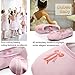 DubeeBaby Girls Leather Ballet Shoes Slippers Split Sole Flats for Toddlers Official Pink/Bowknot Foot Length  5.7 inch-Toddler 8M